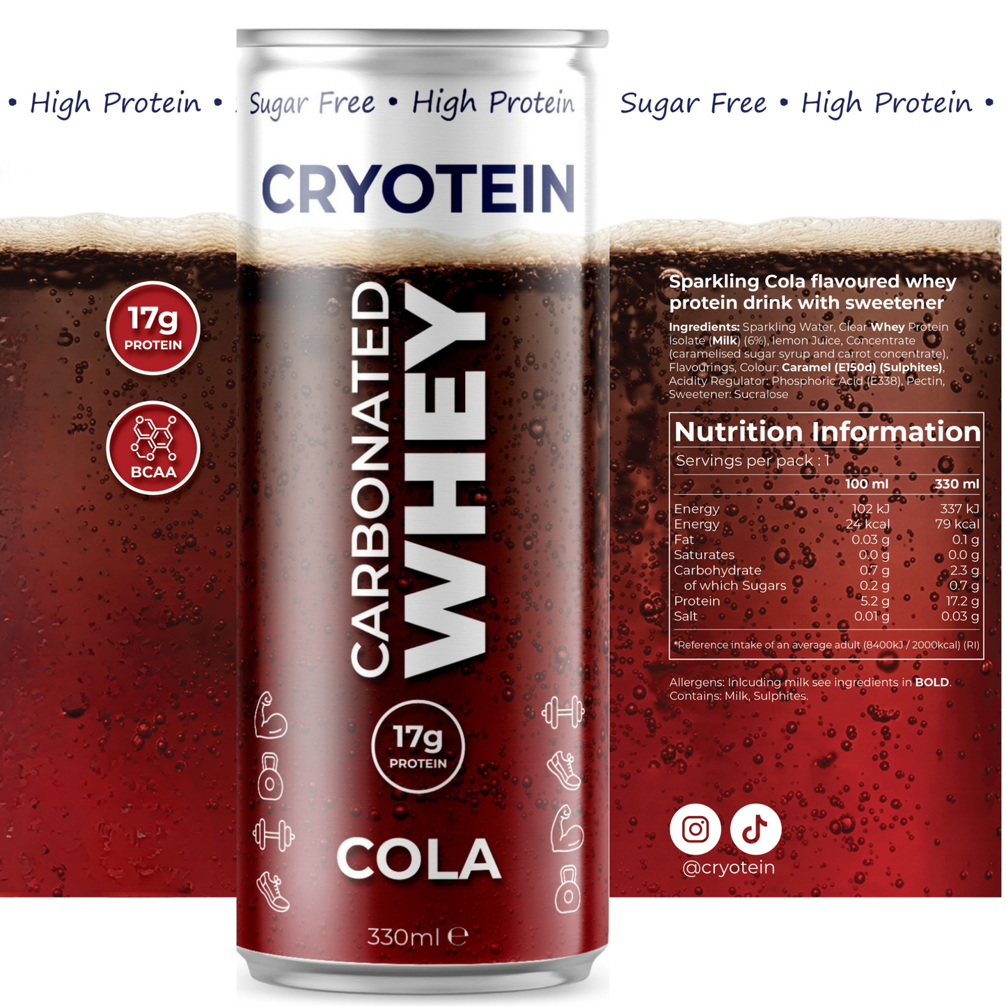 COLA | SPARKLING CLEAR WHEY DRINK
