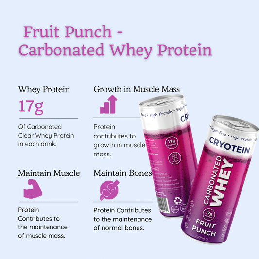 FRUIT PUNCH | SPARKLING CLEAR WHEY DRINK